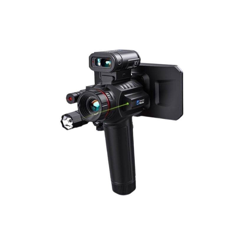 KI-Wärmebild-Nachtsichtgerät, Dual-Bildfusion, Laser-Entfernungsmesser, HD-Video, IP67, Outdoor-Fernglas